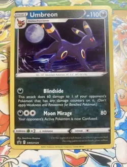 Umbreon SWSH129 Promo SWSH Black Star Pokemon Near Mint psa 10 Contender - Image 1