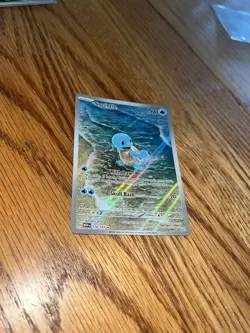 Pokemon Squirtle 170/165 Sv: 151 Illustration Rare Holo Scarlet & Violet - Image 2