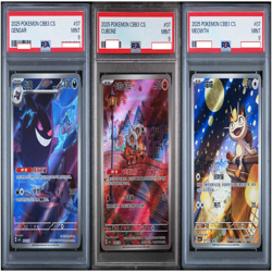 Pokemon TCG Chinese Meowth Cubone Gengar CBB3C02 03 04 07/07 Gem Pack Vol.3 PSA - Image 1