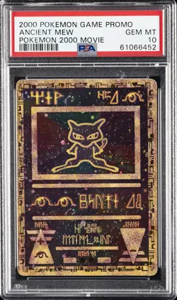 2000 POKEMON GAME MOVIE POKEMON 2000 MOVIE ANCIENT MEW PSA 10 - Image 1