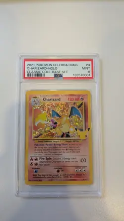 Charizard 4/102 Classic Collection PSA 9 Pokemon TCG Celebrations - Image 1
