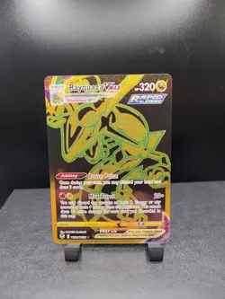 Pokemon Rayquaza VMAX Secret Rare Holo TG29/TG30 Silver Tempest Trainer Gallery - Image 1