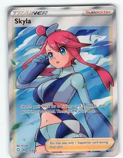 SKYLA 072/072 RARE ULTRA SHINING FATES POKEMON NM - Image 2