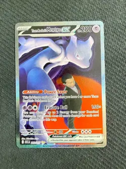 Pokemon Team Rocket’s Mewtwo EX Ascended Heroes SIR 281/217 New Mint - Image 1