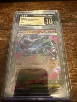 CGC 10 Pristine Mega Charizard ex RR 013/080 M2 Inferno X Japanese Pokemon - Image 3