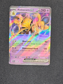 Alakazam ex Error No Star Pattern Pokemon BLACK STAR Promo 050 Holo - Image 1