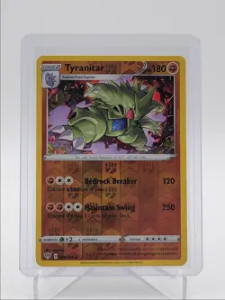 TYRANITAR 2020 POKEMON SWSH DARKNESS ABLAZE RARE REVERSE HOLO 088/189 Q5686 - Image 1