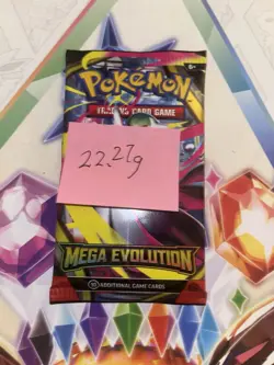 (HEAVY) 22.27g Pokemon TCG Mega Evolution Booster Pack (SEALED)✅ - Image 2