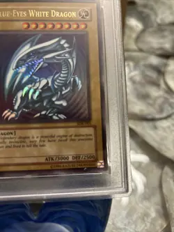2002 Yu-Gi-Oh! SDK-001 Blue-Eyes White Dragon-PSA 7 NEAR MINT - Image 4