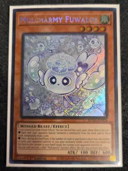 YuGiOh! Mulcharmy Fuwalos ROTA-EN024 Secret Rare 1st Ed AMERICAN - Image 1