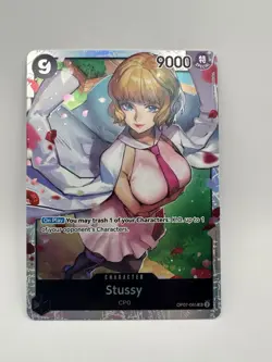 Stussy SR Foil OP07-085 One Piece Card Game English NM+ - Image 1