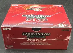 #1 One Piece English OP-13 Carrying On His Will Booster Box Sealed - Image 1