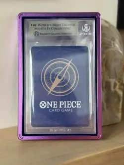 2025 ONE PIECE OP05 ENGLISH #119 MONKEY.D.LUFFY MANGA ART SEC BGS 10 PRISTINE - Image 2