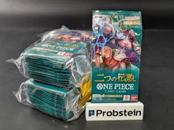Lot or (35) One Piece OP-08 Two Legends Japanese Booster Packs Sealed - Image 1