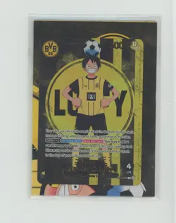 One Piece x BVB Borussia Dortmund Promo Card Monkey D Luffy ST13-003 Sealed - Image 1