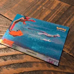 Farewell Mewtwo Strikes Back Textured Holo Topps Pokemon Card 39 Black Logo PTCG - Image 2