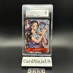 CGC 9 Nico Robin ST01-008 C 25th Edition Parallel ONE PIECE Card Game Japanese - Image 1