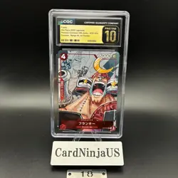 CGC PRISTINE 10 Franky ST01-010 C 25th Edition Parallel ONE PIECE Card Game 18 - Image 1