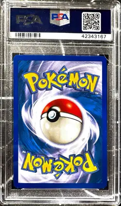 Fire Cube 01 122/147 Rev Holo Aquapolis E Reader 2003 Pokemon Card Graded PSA 10 - Image 2