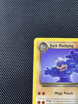 Dark Machamp 27/82 Team Rocket Rare card Unlimited Pokemon TCG LP+ - Image 2