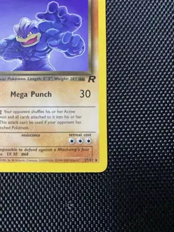 Dark Machamp 27/82 Team Rocket Rare card Unlimited Pokemon TCG LP+ - Image 4