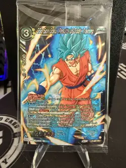 SSB Son Goku, Results of Godly Training Dragon Ball Z Card P-497 PR Promo Sealed - Image 1