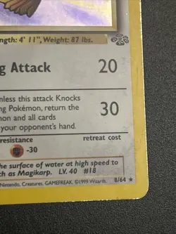 Pidgeot 08/64 - Holo Rare Card - Jungle - Pokemon TCG SET BREAK - Image 4