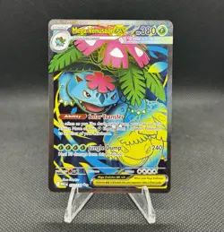 Pokemon TCG Mega Evolution Venusaur EX Full Art Ultra Rare Card 155/132 - Image 1