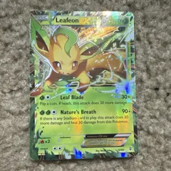 Pokemon Leafeon EX Full Art Ultra Rare Holo Generations 10/83 Pokemon Card - Image 1