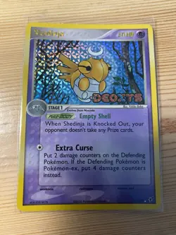 Pokemon Shedinja EX Deoxys 14/107 Rare Holo Stage 1 50 HP Card 2005 - Image 1