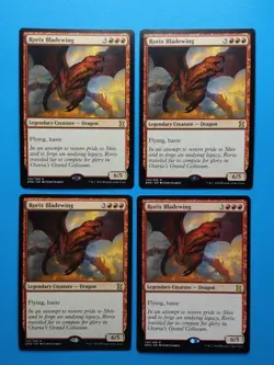 MTG 4x Rorix Bladewing x4 NM Eternal Masters Magic Playset - Image 1
