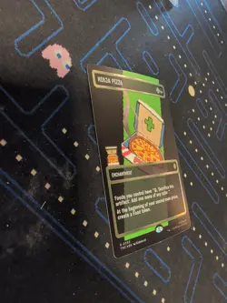 MTG: Teenage Mutant Ninja Turtles - Ninja Pizza Borderless Surge Foil NM R 0093 - Image 4