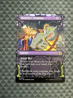 MTG Splinter’s Technique #0233 Showcase Rare Teenage Mutant Ninja Turtles (TMT) - Image 1