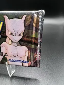 POKEMON TOPPS 1ST MOVIE ANIMATION BOOSTER PACK BLUE LABEL (FIRST PRINT) - Image 2