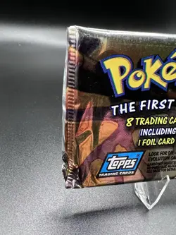 POKEMON TOPPS 1ST MOVIE ANIMATION BOOSTER PACK BLUE LABEL (FIRST PRINT) - Image 3