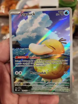 Pokemon TCG Indonesia Psyduck 199/193 AR SIR MA3 Mega Impian - Image 1