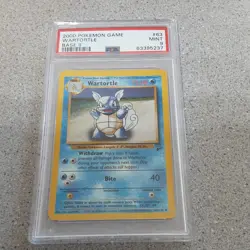 Pokemon Wartortle Base Set 2 #63 PSA 9 Mint - Image 1