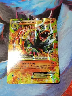 Pokemon TCG M Houndoom EX 22/162 Breakthrough Holo - Image 1
