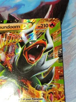 Pokemon TCG M Houndoom EX 22/162 Breakthrough Holo - Image 3