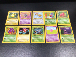 Lot Of 10 Less Common Vintage Non-Holo Pokemon Cards - No Duplicates - NICE! - Image 1