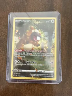 Pokemon Bidoof GG29/GG70 Crown Zenith: Galarian Gallery Holo TCG NM Condition - Image 1