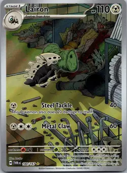 Lairon 184/167 - SV06: Twilight Masquerade Illustration Rare Pokemon TCG NM - Image 1
