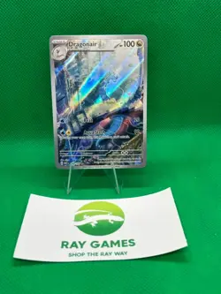 Pokemon TCG Dragonair 181/165 Scarlet & Violet 151 Illustration Rare Holo NM- - Image 1