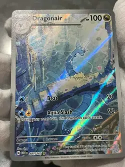 Pokemon TCG Dragonair 181/165 Scarlet & Violet 151 Illustration Rare Holo NM- - Image 4