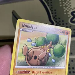 1x Bonsly - 71/130 - Common Moderately Played Pokemon Diamond & Pearl Base Set - Image 2
