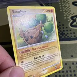 1x Bonsly - 71/130 - Common Moderately Played Pokemon Diamond & Pearl Base Set - Image 4