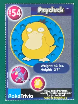 Psyduck #54 Burger King Promo Pokemon TCG Non-Holo - Image 1