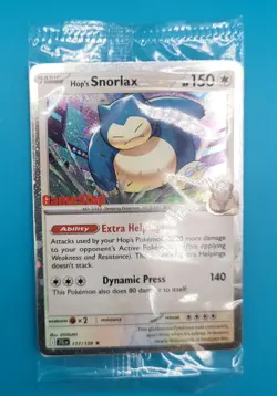 Pokemon TCG Journey Together Hop's Snorlax 117/159 GameStop Exclusive Sealed - Image 1
