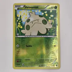 Shroomish 6/111 Reverse Holo Common XY Furious Fists NM Pokemon - Image 1