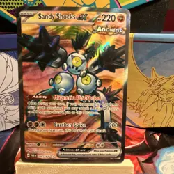 Pokemon TCG Sandy Shocks EX 228/182 SV04: Paradox Rift Full Art Ultra Rare Holo - Image 2